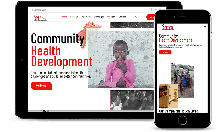 Website Design Biire Community Development